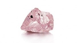 Pink rough diamond