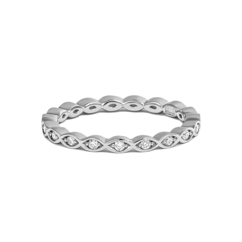 marquise cut diamond wedding band