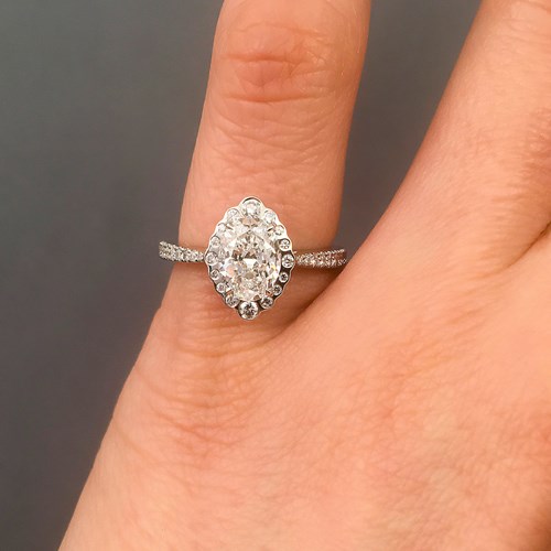 The finished bespoke ring