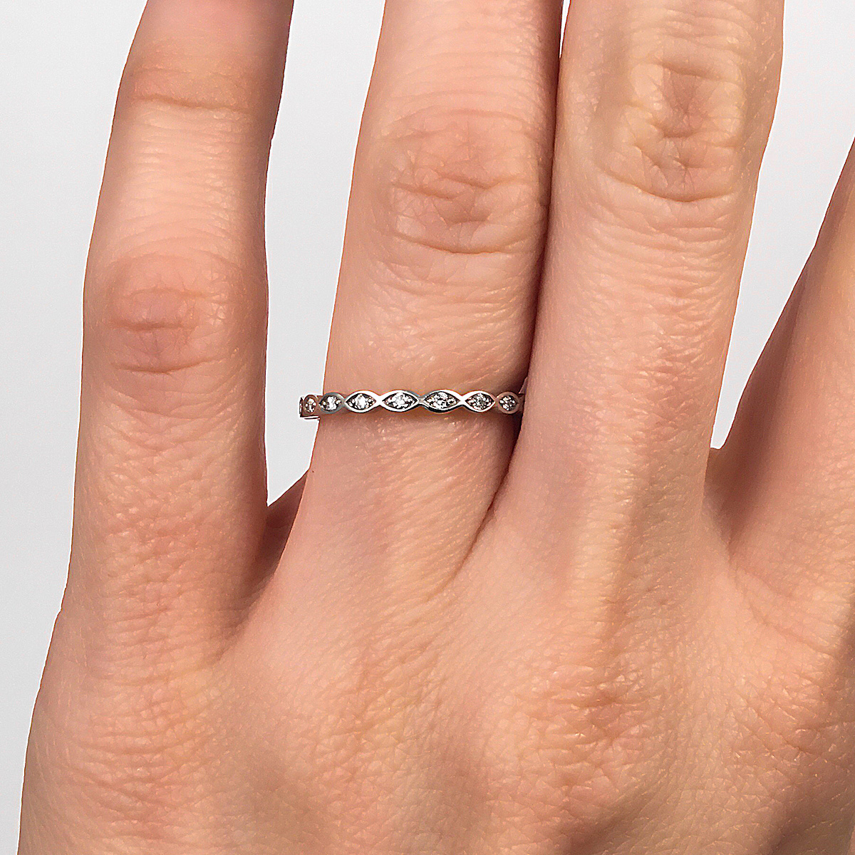 2mm Marquise Diamond Eternity Ring Daniel Christopher Jewellery