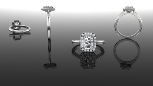 RENDER IMAGE OF BESPOKE RING