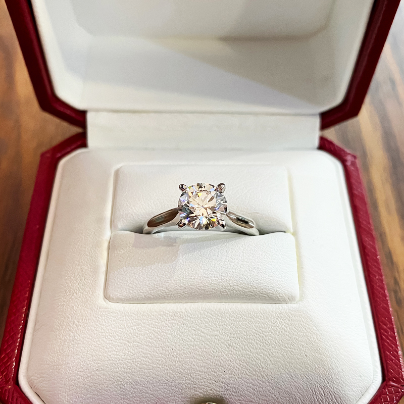 cartier 1 carat diamond ring